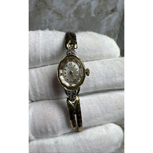 Vintage Bulova M5 10k Rolled Gold Plate Manual Wind Ladies Watch Working